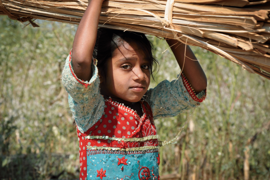 Illustration of diverse people engaged in various volunteer activities and donating money, symbolizing collective efforts to end child labour and support children in need.